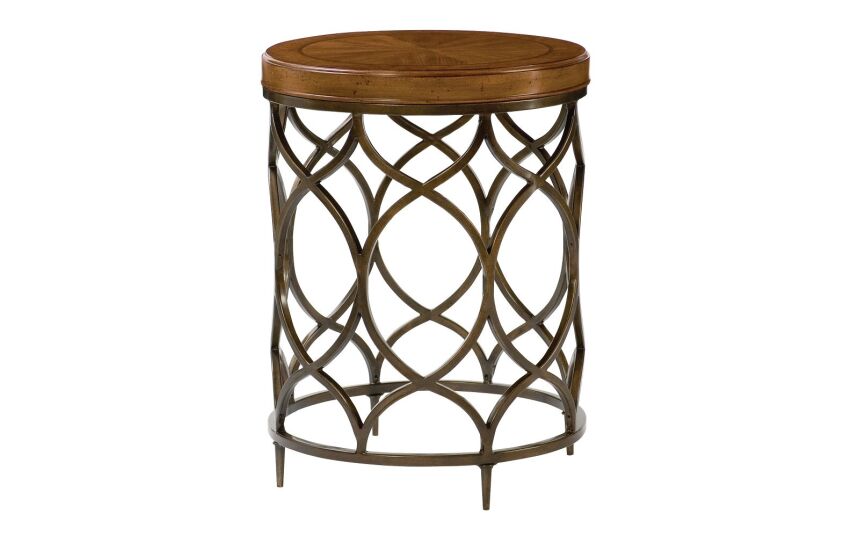 HIDDEN TREASURES-ROUND LAMP TABLE